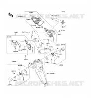 INDICATORI per Kawasaki NINJA ZX-10R 2004