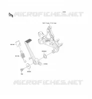 PEDALE DEL FRENO per Kawasaki NINJA ZX-10R 2004