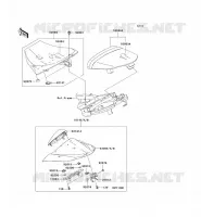 POSTO A SEDERE per Kawasaki NINJA ZX-10R 2004