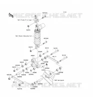 SOSPENSIONE per Kawasaki NINJA ZX-10R 2004