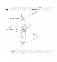 SOSPENSIONI   AMMORTIZZATORE per Kawasaki NINJA ZX-10R 2004