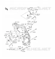 SUPPORTO DEL MOTORE per Kawasaki NINJA ZX-10R 2004