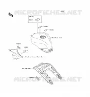 ETICHETTE per Kawasaki NINJA ZX-10R 2005