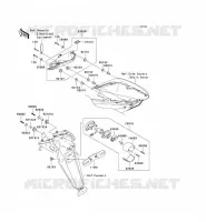FANALE POSTERIORE(S) per Kawasaki NINJA ZX-10R 2005