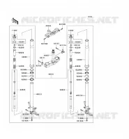 FORCELLA per Kawasaki NINJA ZX-10R 2005