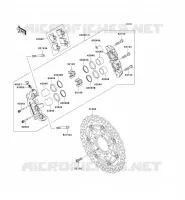 FRENO ANTERIORE per Kawasaki NINJA ZX-10R 2005