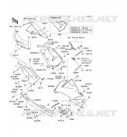 LOWER CUFFIA per Kawasaki NINJA ZX-10R 2005