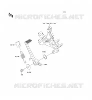 PEDALE DEL FRENO per Kawasaki NINJA ZX-10R 2005