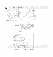 POSTO A SEDERE per Kawasaki NINJA ZX-10R 2005