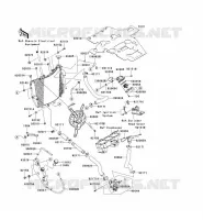 RADIATORE per Kawasaki NINJA ZX-10R 2005