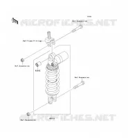 SOSPENSIONI   AMMORTIZZATORE per Kawasaki NINJA ZX-10R 2005