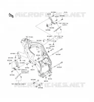 SUPPORTO DEL MOTORE per Kawasaki NINJA ZX-10R 2005