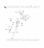 SUPPORTO per Kawasaki NINJA ZX-10R 2005