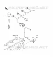 ACCENSIONE per Kawasaki NINJA ZX-10R 2007