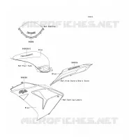 ADESIVO(BLEU) per Kawasaki NINJA ZX-10R 2007