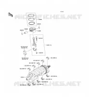 ALBERO MOTORE   PISTONE per Kawasaki NINJA ZX-10R 2007