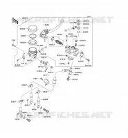 ANTERIORE POMPA per Kawasaki NINJA ZX-10R 2007