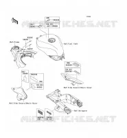 ETICHETTE per Kawasaki NINJA ZX-10R 2007