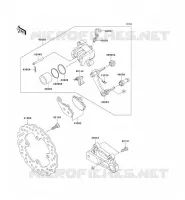 FRENO POSTERIORE per Kawasaki NINJA ZX-10R 2007