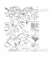 LOWER CUFFIA per Kawasaki NINJA ZX-10R 2007