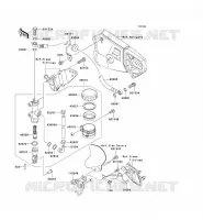POSTERIORE POMPA per Kawasaki NINJA ZX-10R 2007