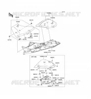 POSTO A SEDERE per Kawasaki NINJA ZX-10R 2007