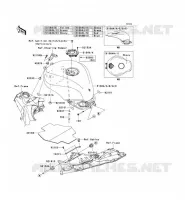 SERBATOIO DI CARBURANTE per Kawasaki NINJA ZX-10R 2007