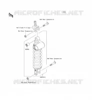 SOSPENSIONI   AMMORTIZZATORE per Kawasaki NINJA ZX-10R 2007