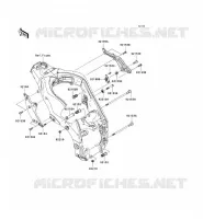 SUPPORTO DEL MOTORE per Kawasaki NINJA ZX-10R 2007