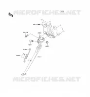 SUPPORTO per Kawasaki NINJA ZX-10R 2007