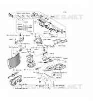 TELAIO MATERIALE ELETTRICO per Kawasaki NINJA ZX-10R 2007