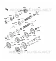 TRASMISSIONE per Kawasaki NINJA ZX-10R 2007