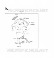 ACCESSORIO (COUVRE SELLE) per Kawasaki NINJA ZX-10R 2013