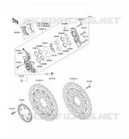 FRENO ANTERIORE per Kawasaki NINJA ZX-10R 2013