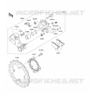 FRENO POSTERIORE per Kawasaki NINJA ZX-10R 2013