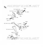POGGIAPIEDI per Kawasaki NINJA ZX-10R 2013