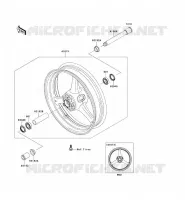 RUOTA ANTERIORE per Kawasaki NINJA ZX-10R 2013