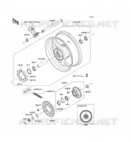 RUOTA POSTERIORE   CATENA per Kawasaki NINJA ZX-10R 2013