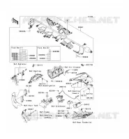 TELAIO MATERIALE ELETTRICO per Kawasaki NINJA ZX-10R 2013