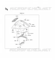 ACCESSORIO (COUVRE SELLE) per Kawasaki NINJA ZX-10R ABS 2011
