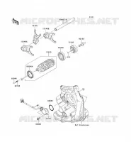 CAMBIO TAMBURO   FORCHE SHIFT per Kawasaki NINJA ZX-10R ABS 2011