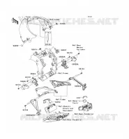 PARTI DEL TELAIO (COUVERTURE) per Kawasaki NINJA ZX-10R ABS 2011