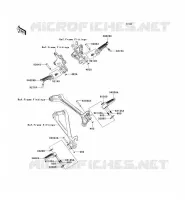 POGGIAPIEDI per Kawasaki NINJA ZX-10R ABS 2011