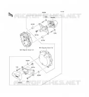 ACCESSORIO (PROTECTION MOTEUR) per Kawasaki NINJA ZX-10R ABS 2012