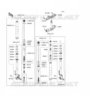 FORCELLA per Kawasaki NINJA ZX-10R ABS 2012