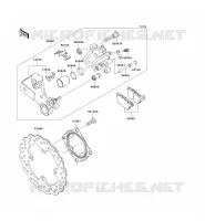 FRENO POSTERIORE per Kawasaki NINJA ZX-10R ABS 2012