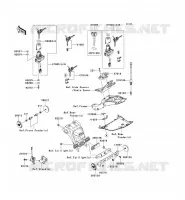 INTERRUTTORE   RIFLETTORI per Kawasaki NINJA ZX-10R ABS 2012