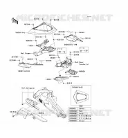 FIANCHETTI   COPERCHIO CATENA per Kawasaki NINJA ZX-10R ABS 2012