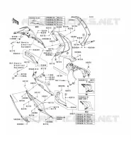 LOWER CUFFIA per Kawasaki NINJA ZX-10R ABS 2012