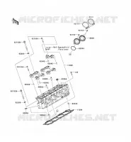 TESTATA per Kawasaki NINJA ZX-10R ABS 2012